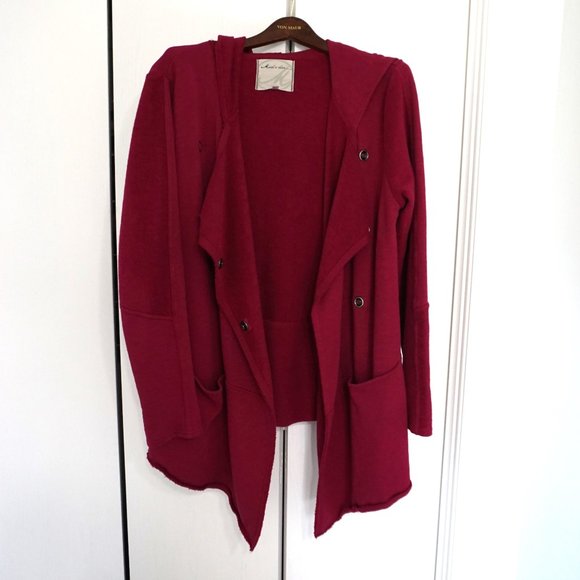 NWOT Mod-o-doc cotton knit jacket - Picture 2 of 8